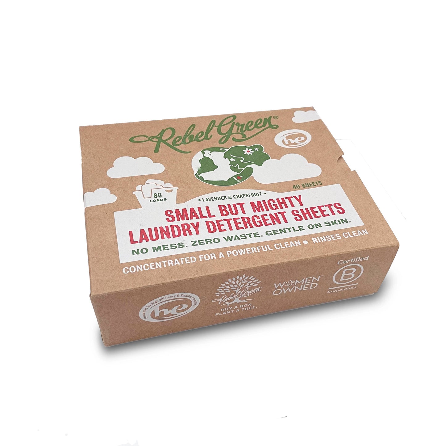 Laundry Detergent Sheets- Lavender & Grapefruit