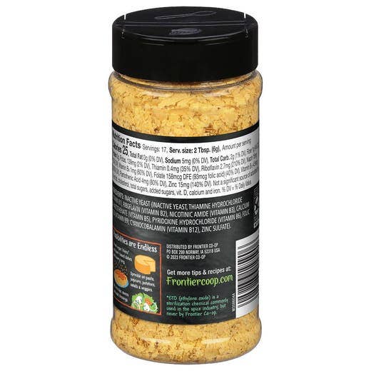 Premium Nutritional Yeast•Non-Dairy Cheese Substitute