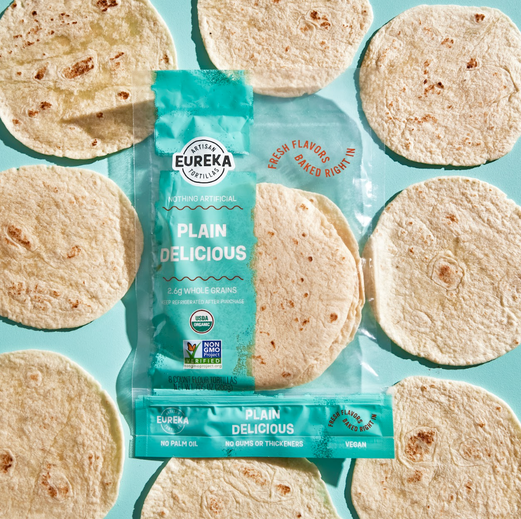 Plain Delicious Organic Flour Tortillas