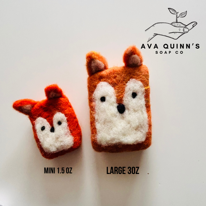Fox Soap-Wool Felted