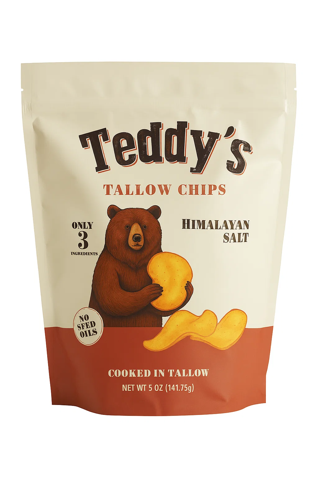 Teddy's Tallow Chips - Himalayan Salt