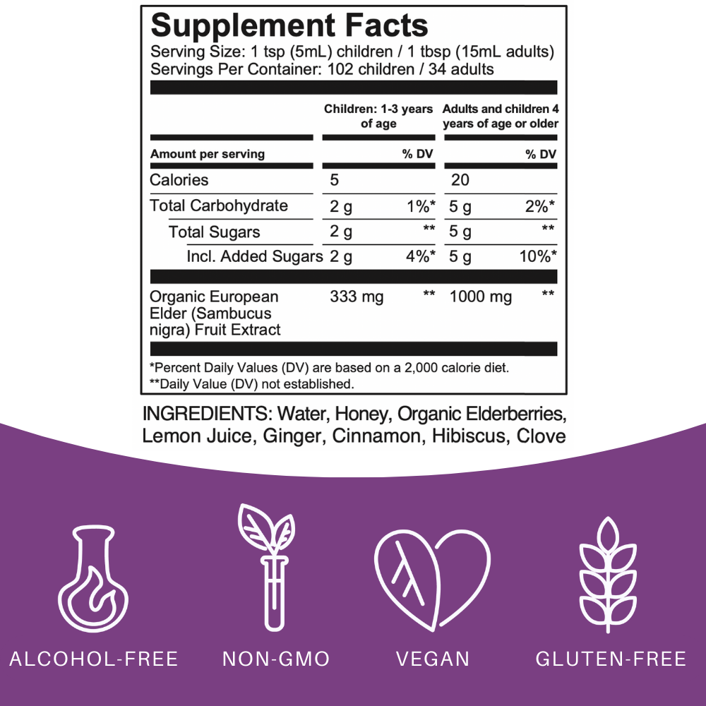 Elderberry Syrup 8.5 oz