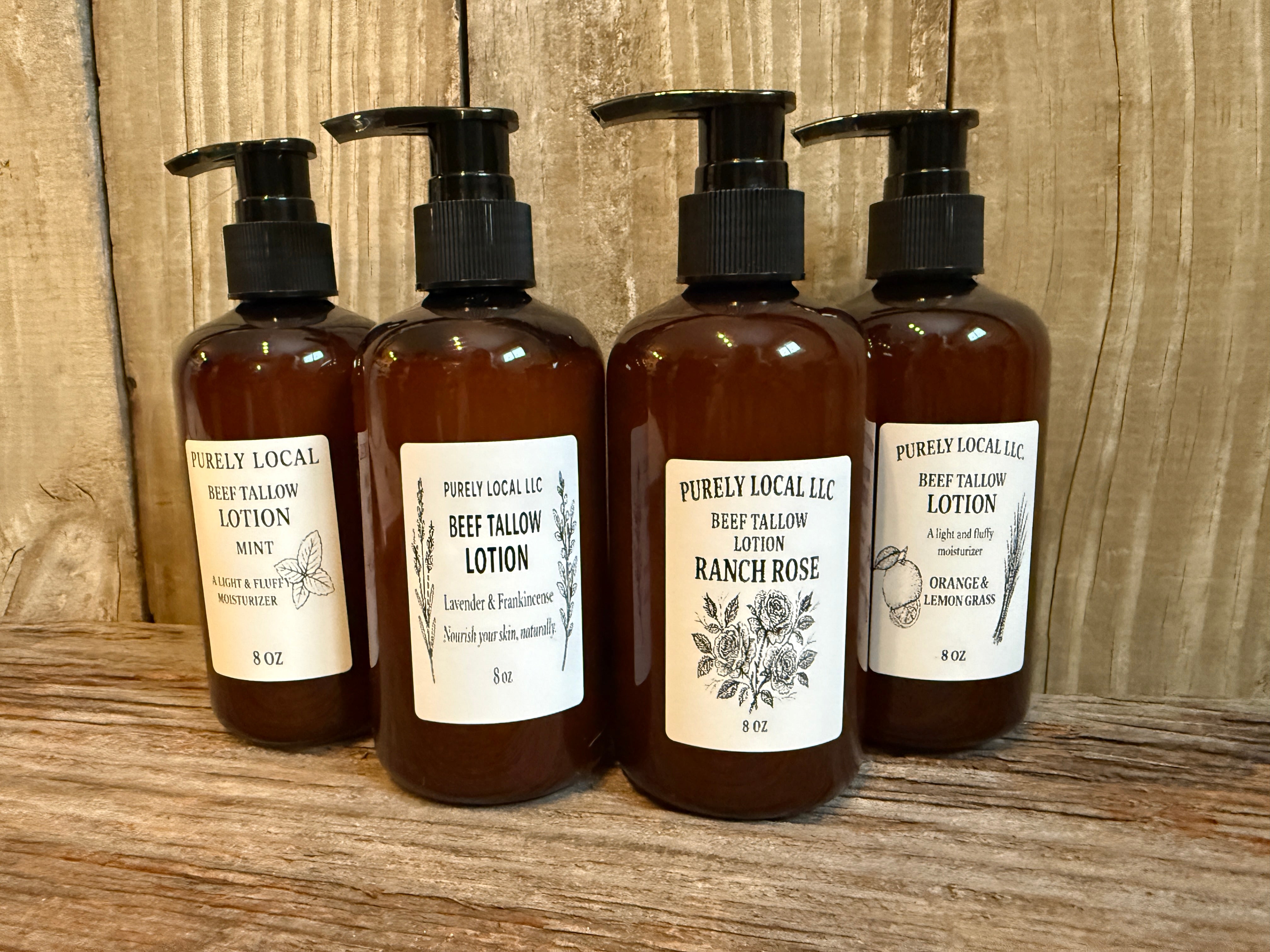 Tallow Lotion-Pump 8 oz. – Purely Local LLC.