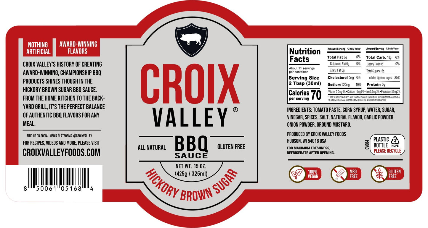 Foundry Series Hickory Brown Sugar BBQ Sauce