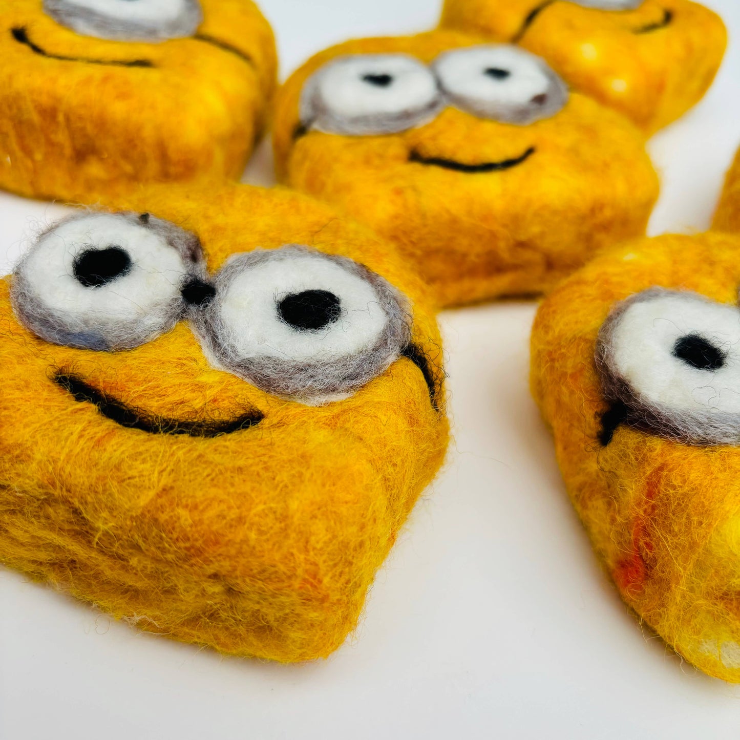 Minion Soap-Wool Felted