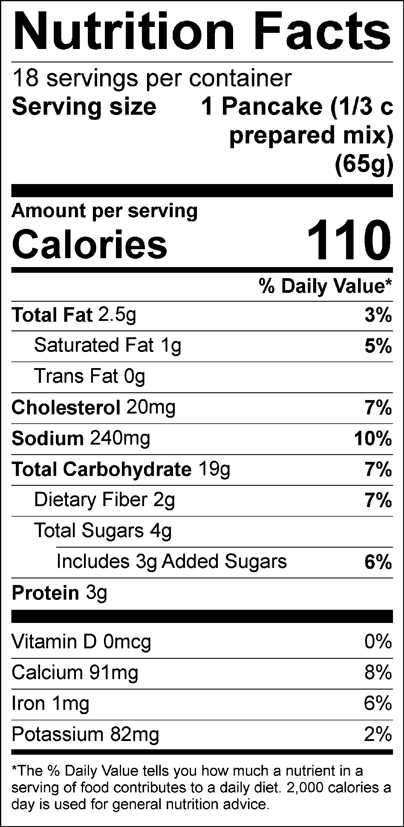 Brown Sugar and Oatmeal Pancake & Waffle Mix