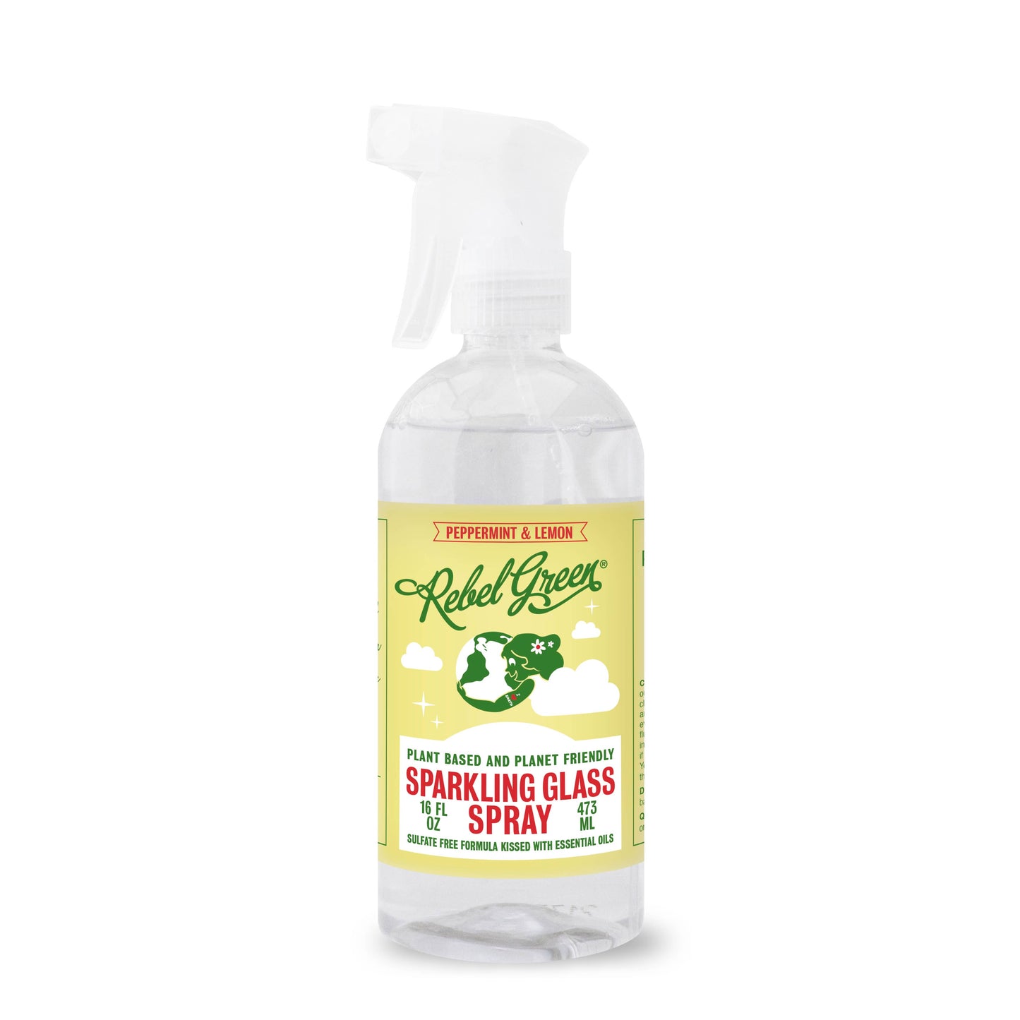 Sparkling Glass Peppermint & Lemon Spray 16oz