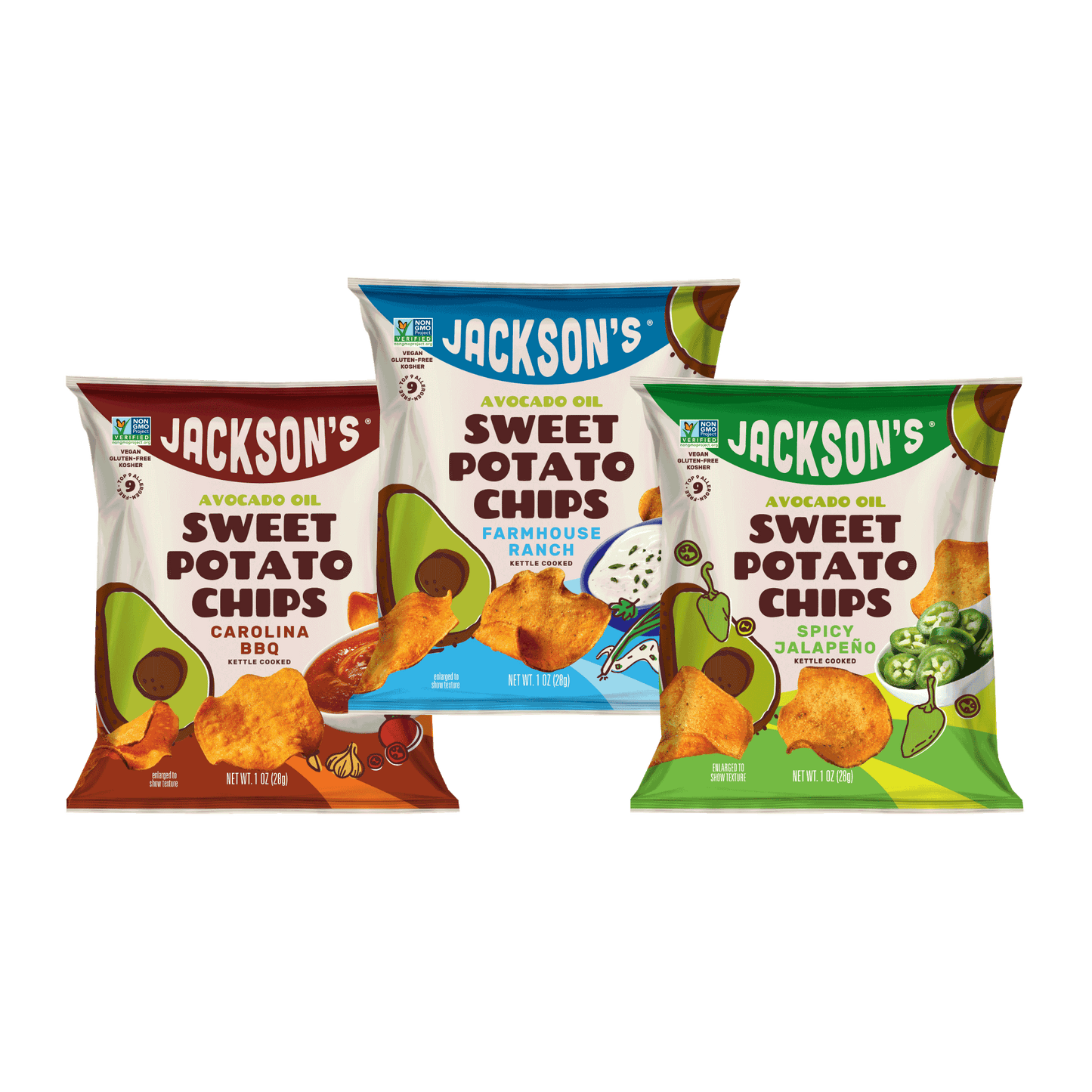 Sweet Potato Chips in Avocado Oil 1oz
