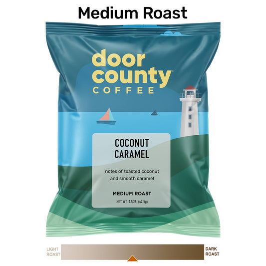 Coffee Medium Roast-Coconut Caramel Flavored-1.5oz