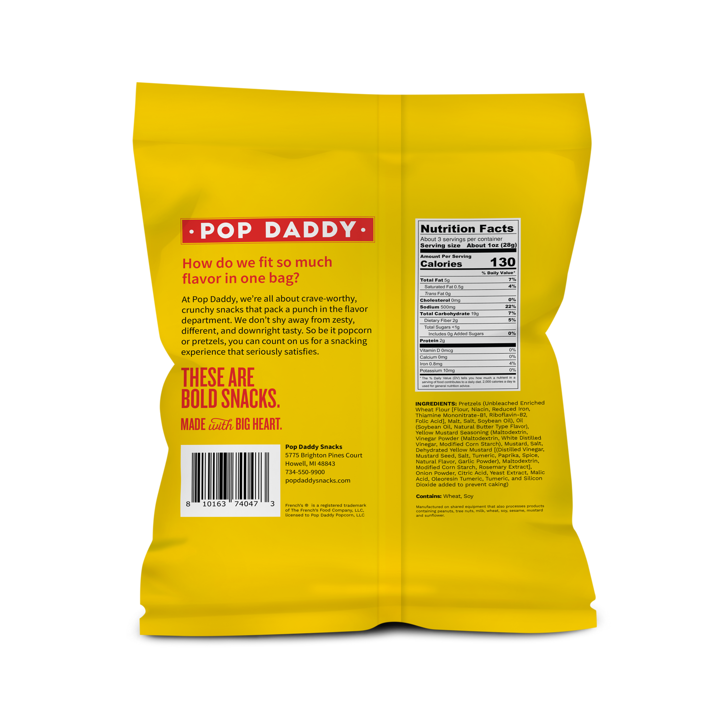 French's Mustard Pretzels - 3oz