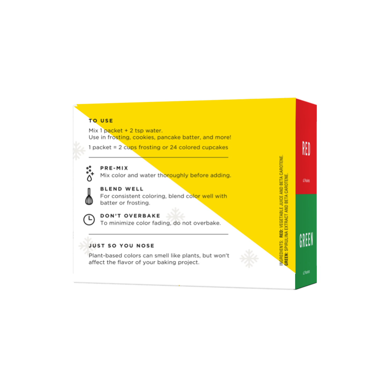 Food Coloring•Plant-Based•Holiday Colors