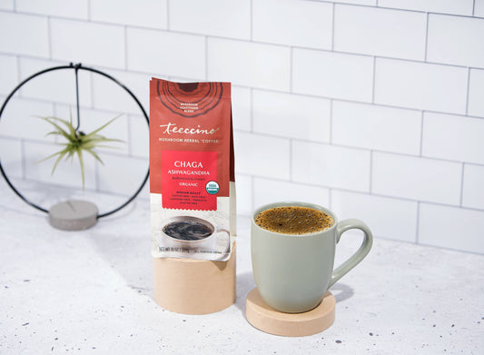 Chaga Ashwagandha Butterscotch Cream Mushroom Herbal Coffee