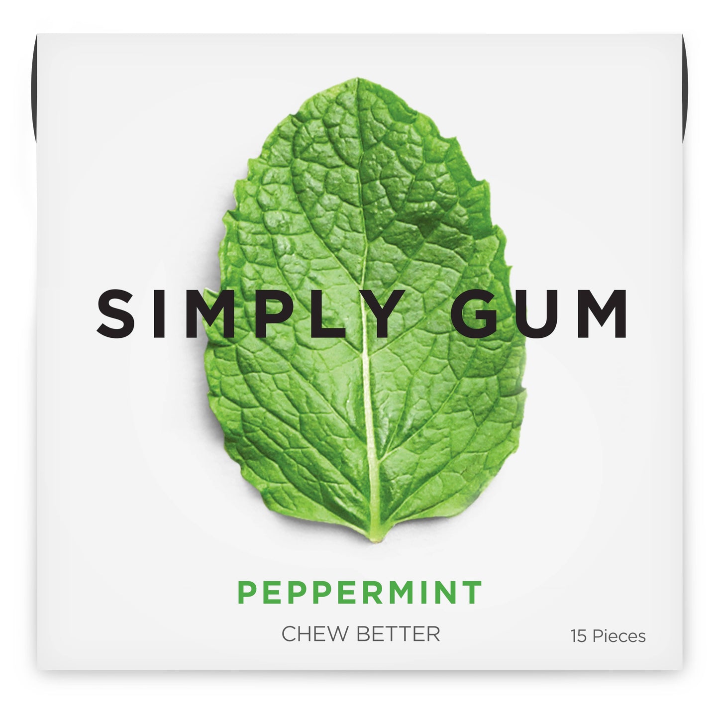 Peppermint Chewing Gum - Natural