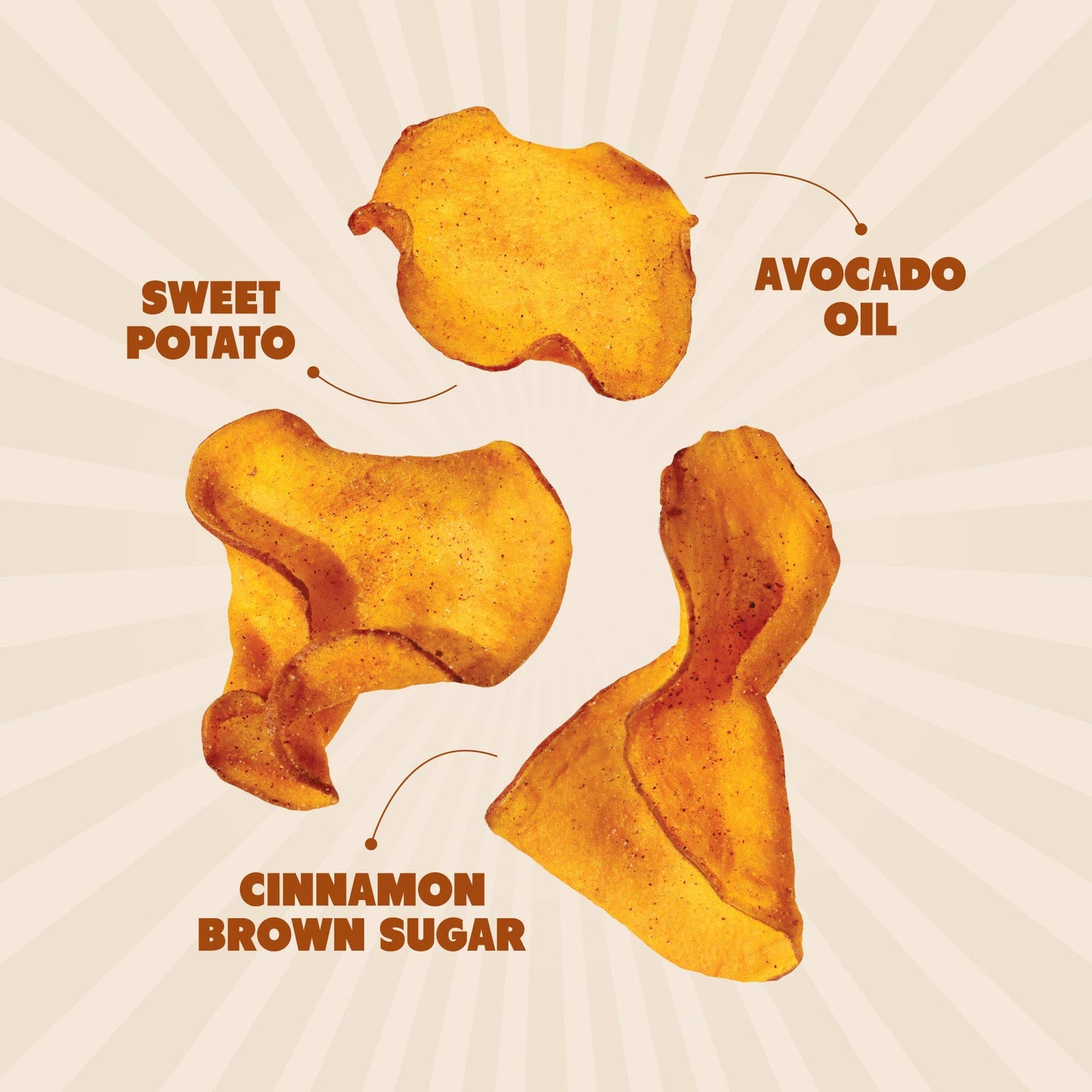 Sweet Potato Chips-Cinnamon Brown Sugar