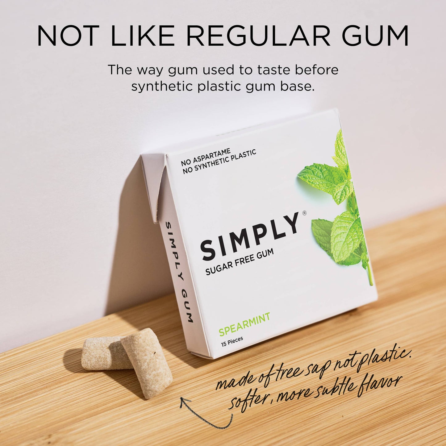 Spearmint Gum - Sugar Free
