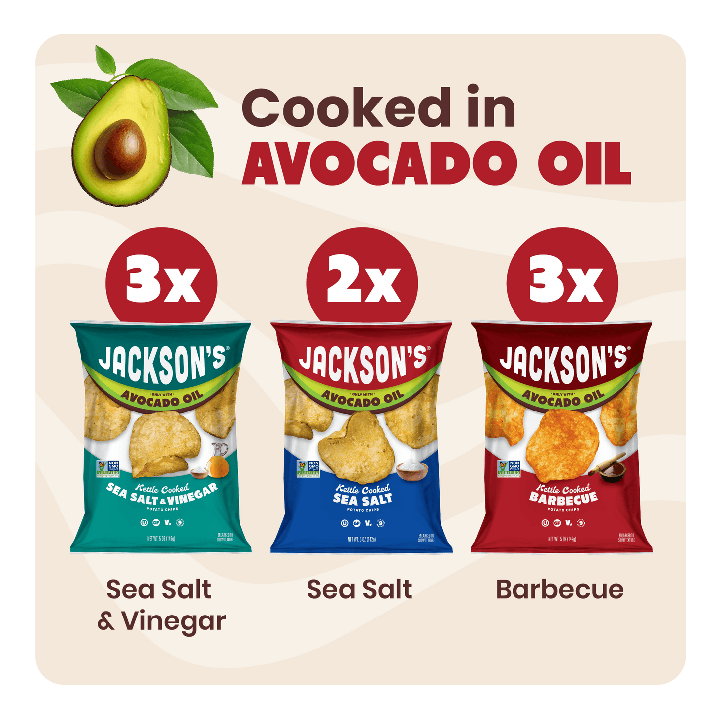 Kettle Chips in Avocado Oil 5oz