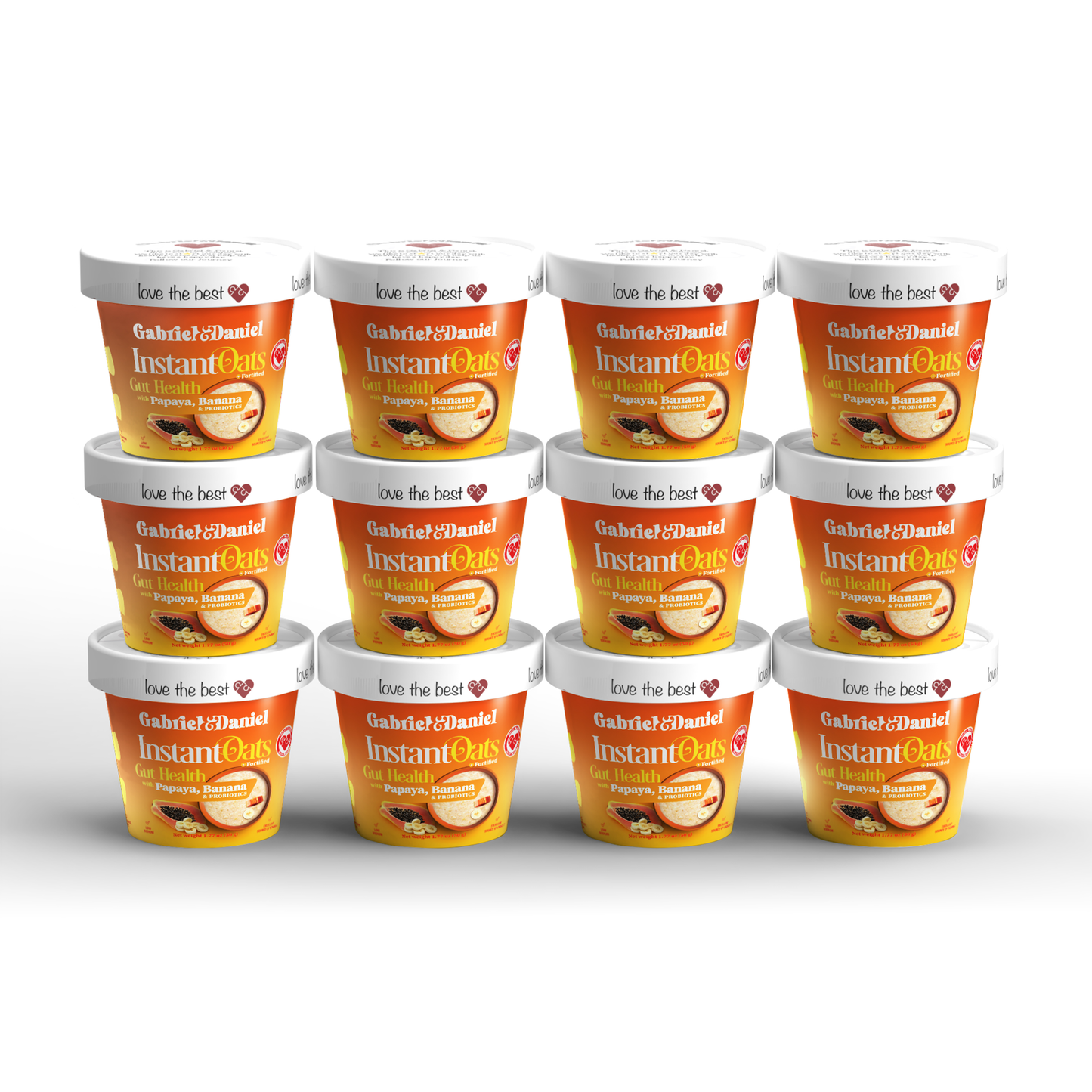 Instant Oatmeal Cup - Papaya & Banana•Organic