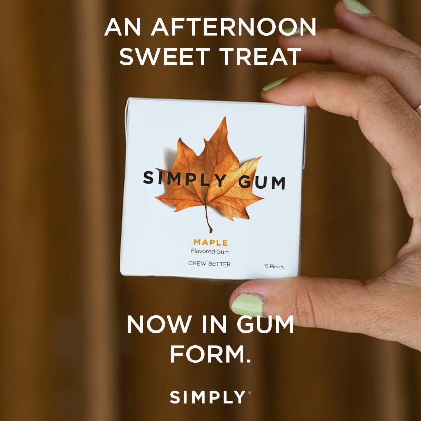Maple Chewing Gum - Natural