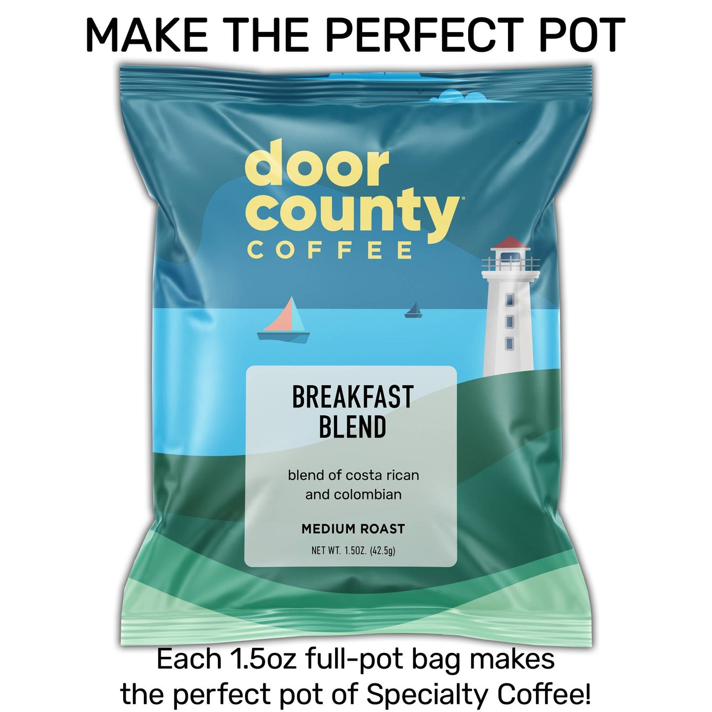 Coffee Medium Roast Ground-Breakfast Blend-1.5oz