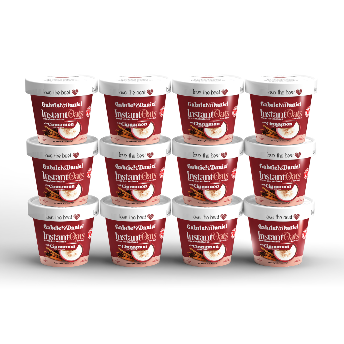 Instant Oatmeal Cup - Cinnamon•Organic