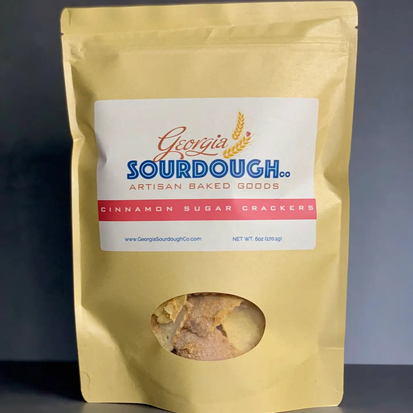 Cinnamon Sugar Sourdough Crackers