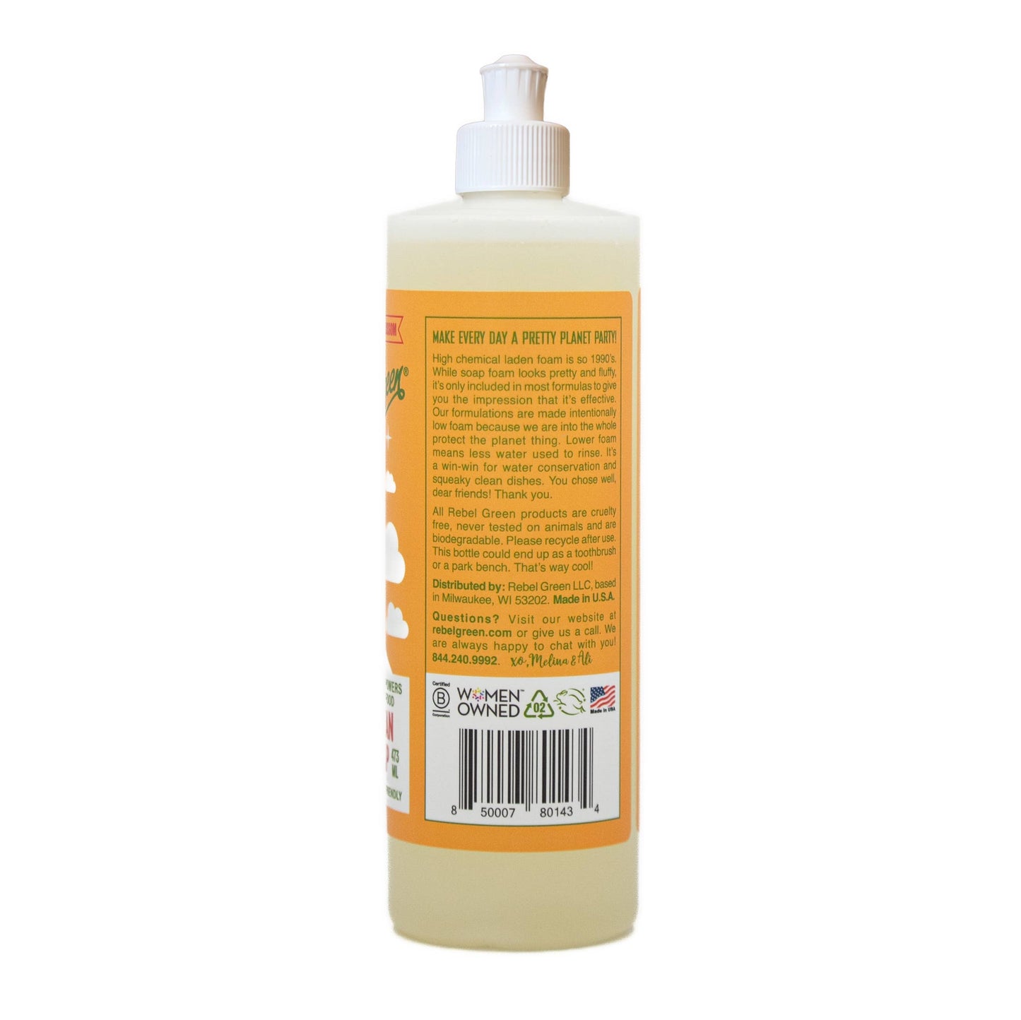 Dish Soap - Chamomile & Orange Blossom 16oz