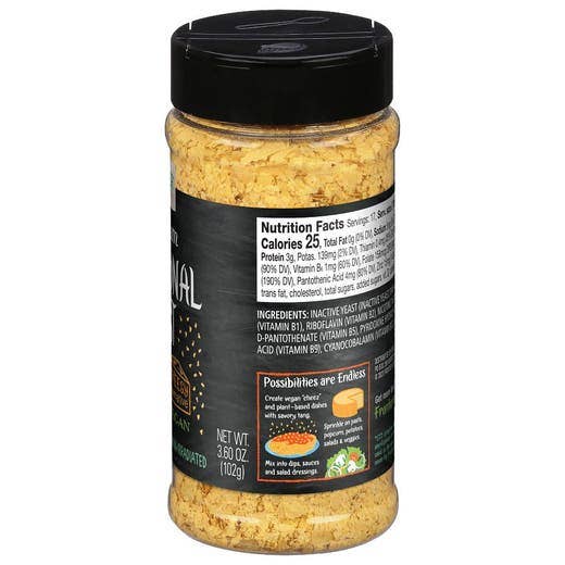 Premium Nutritional Yeast•Non-Dairy Cheese Substitute