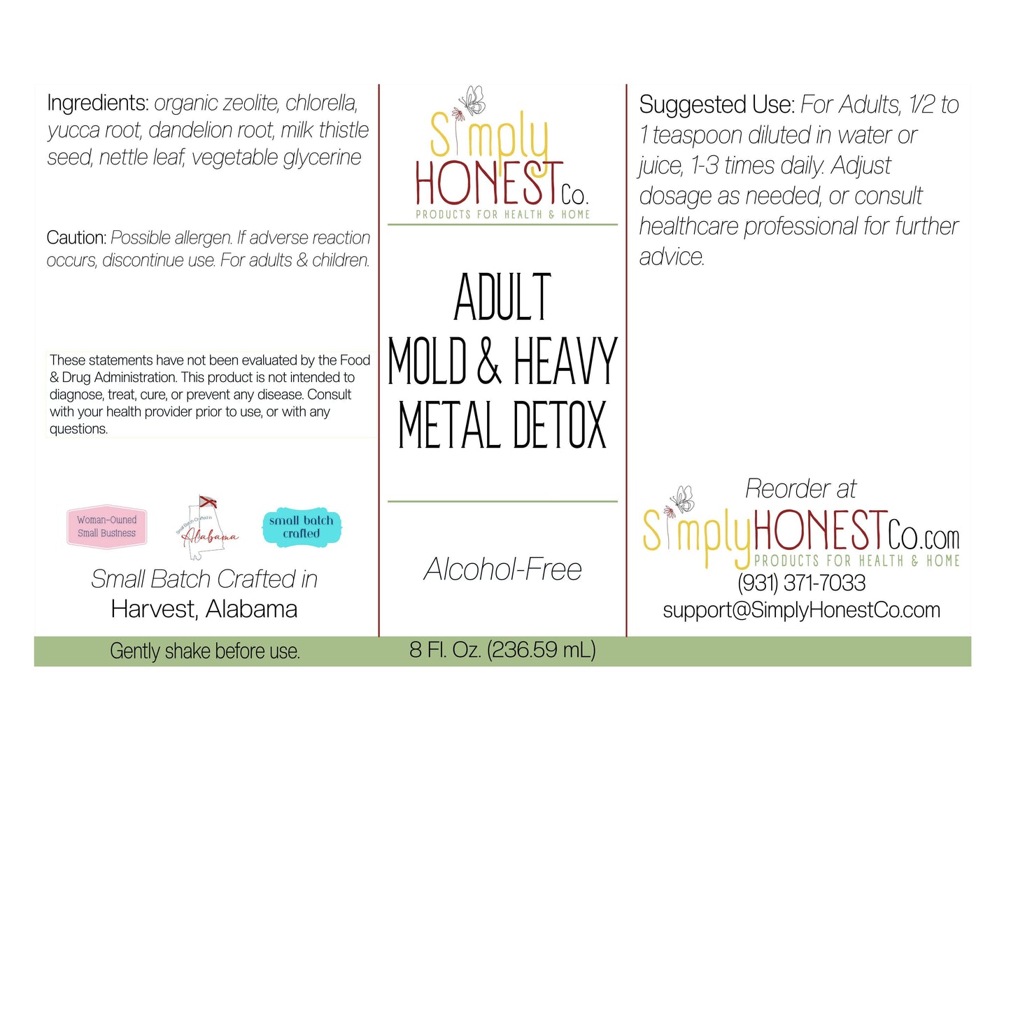 Adult Mold & Heavy Metal Detox