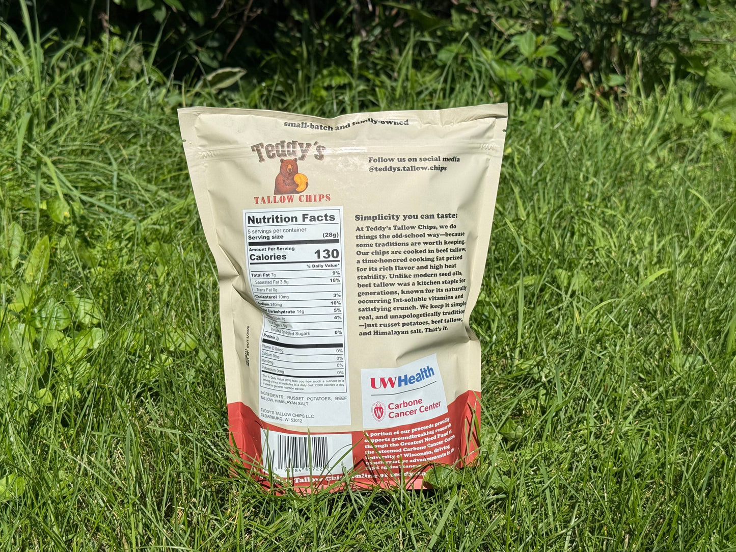 Teddy's Tallow Chips - Himalayan Salt