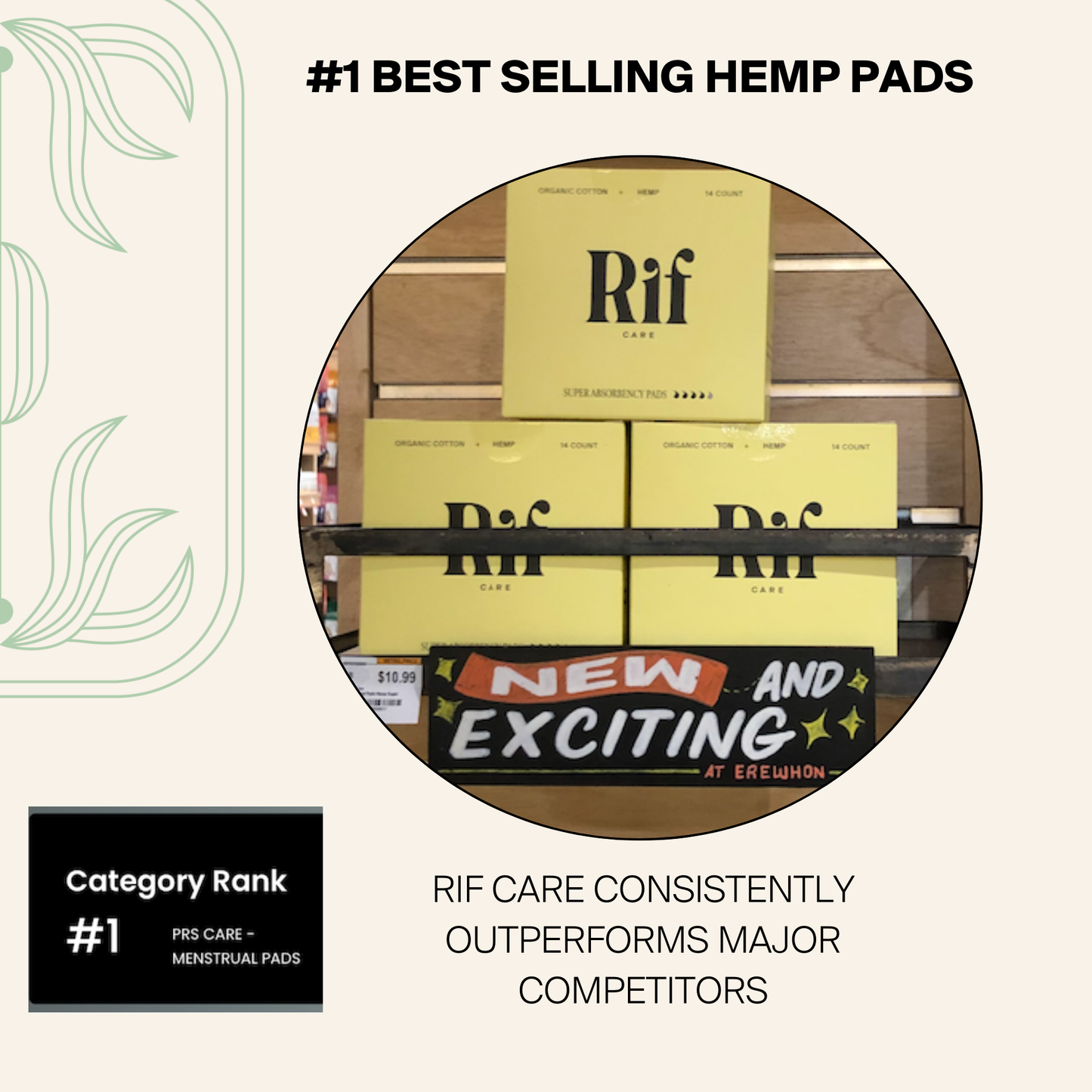 Super (12 ct) Organic Biodegradable Hemp Fiber Pads