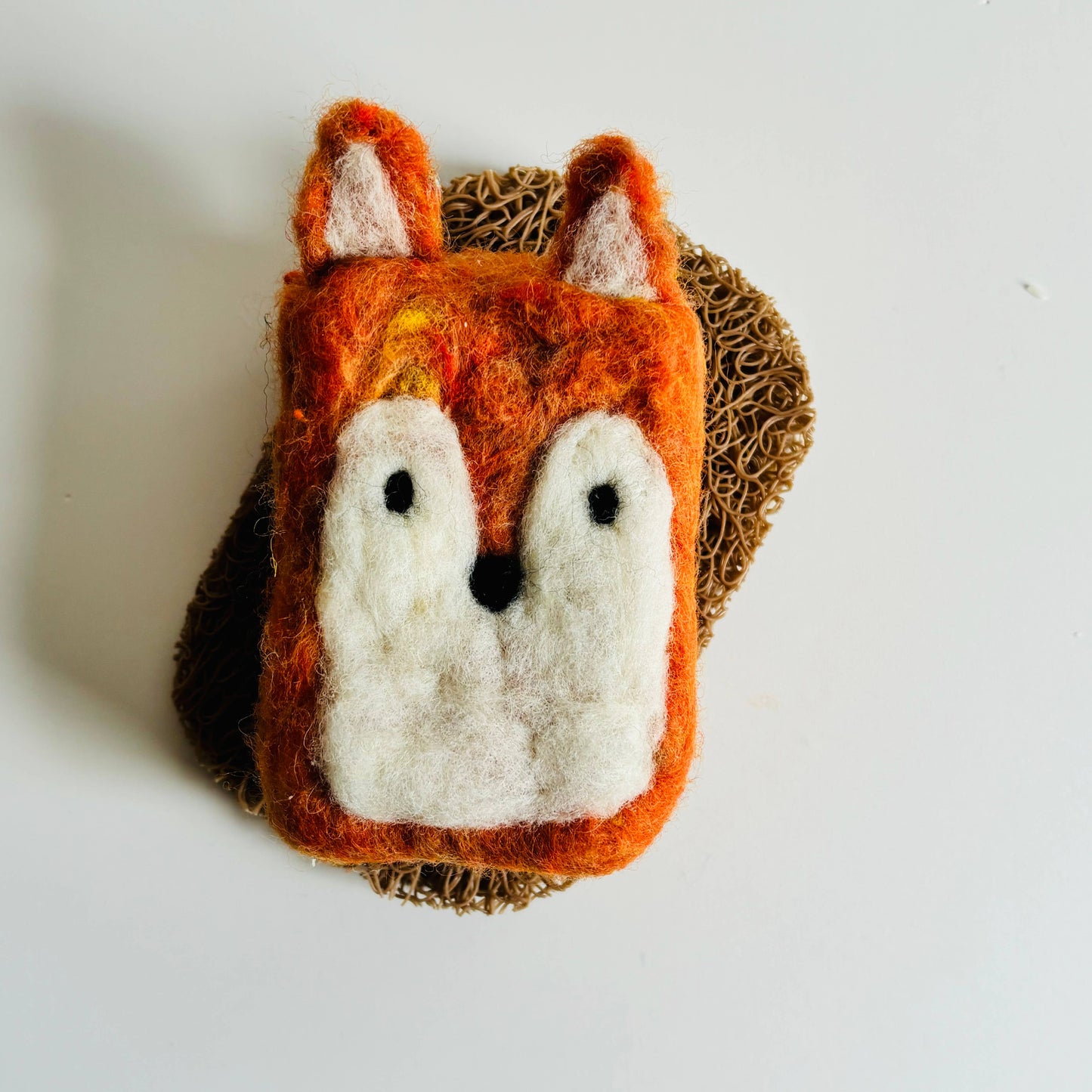 Fox Soap-Wool Felted