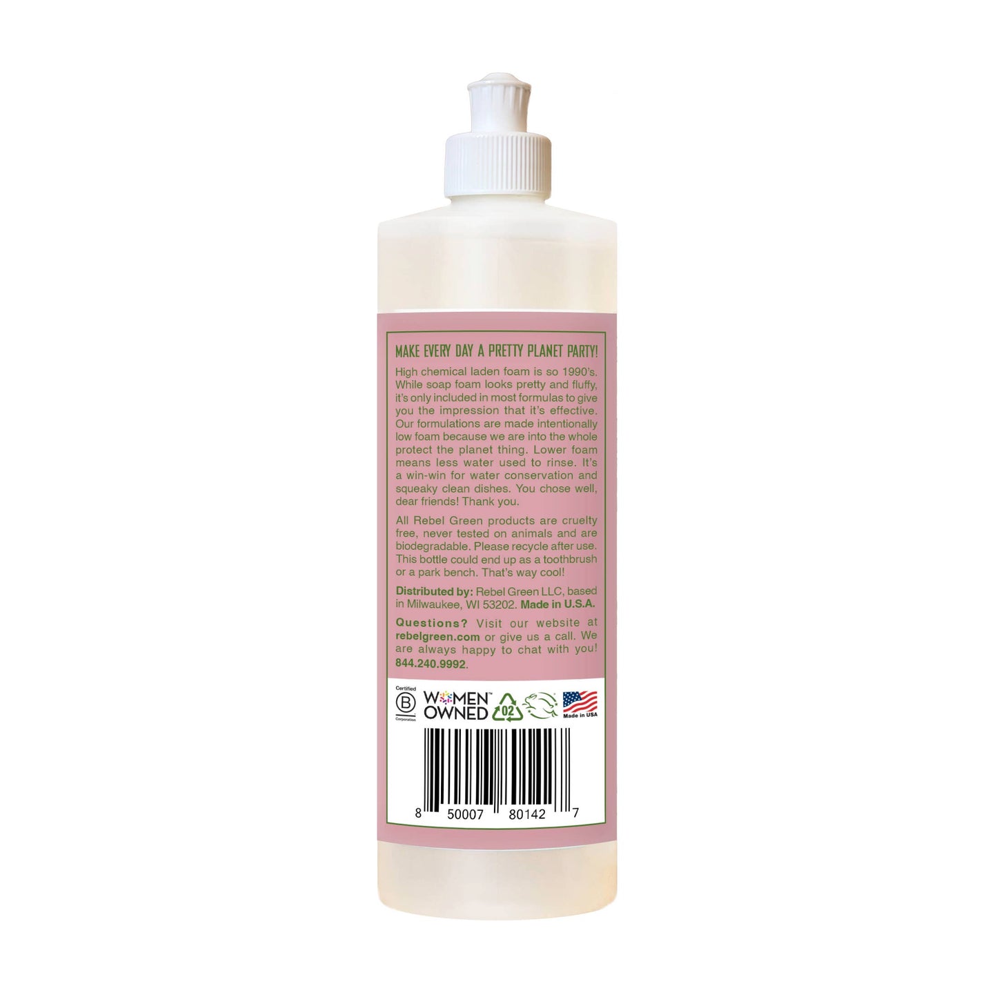 Dish Soap - Rose Lemon 16oz