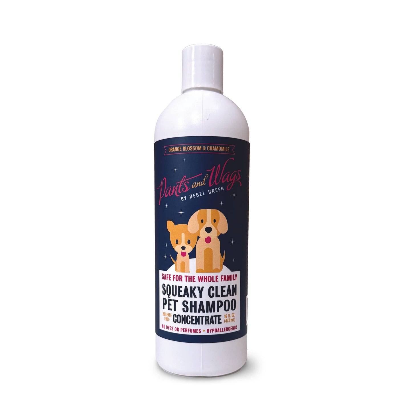 Squeaky Clean Pet Shampoo- Orange Chamomile 16oz