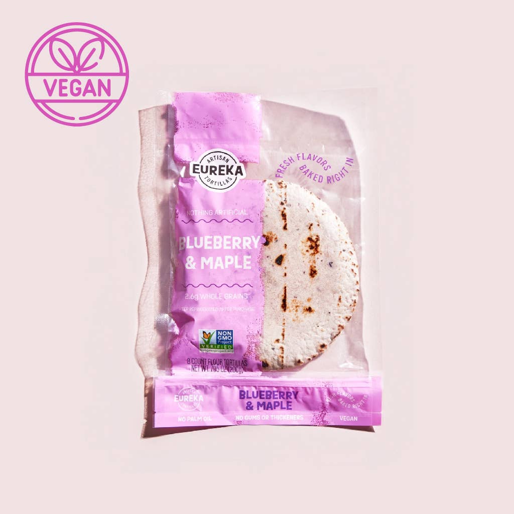 Blueberry & Maple Flour Tortillas