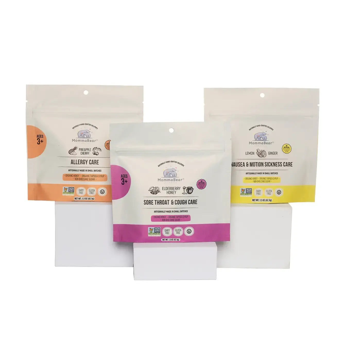 Sore Throat & Cough Aid Lollipops