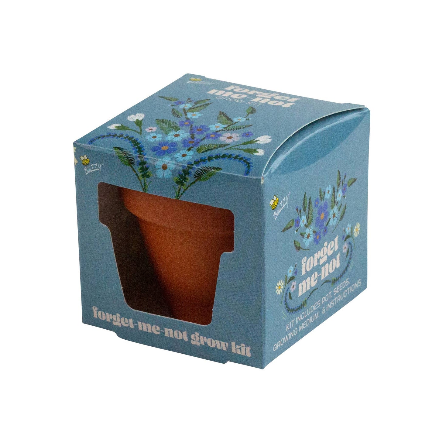 Mini Grow Pot Forget-Me-Not Kit