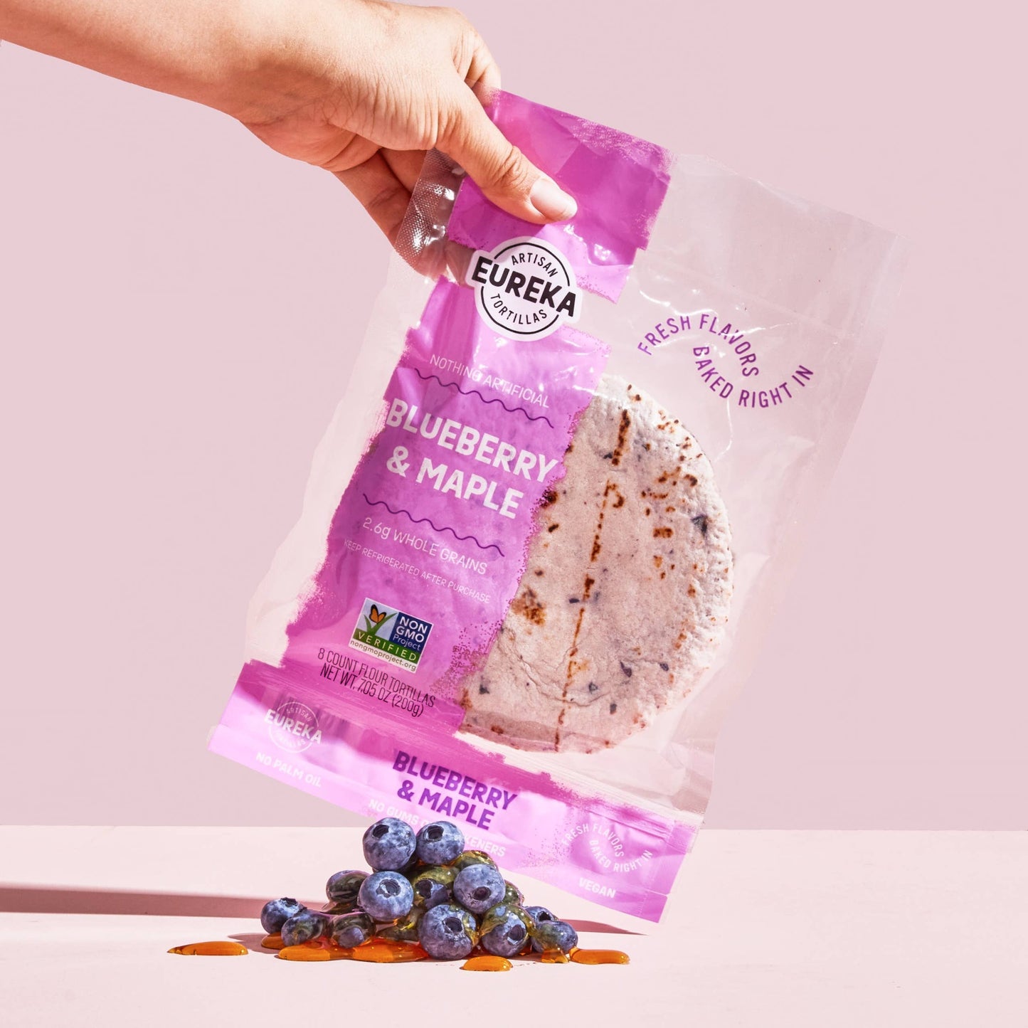 Blueberry & Maple Flour Tortillas