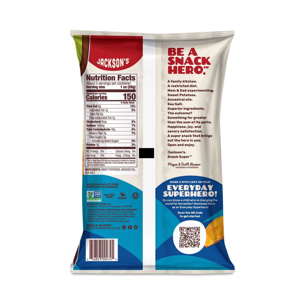 Sweet Potato Chips-Sea Salt