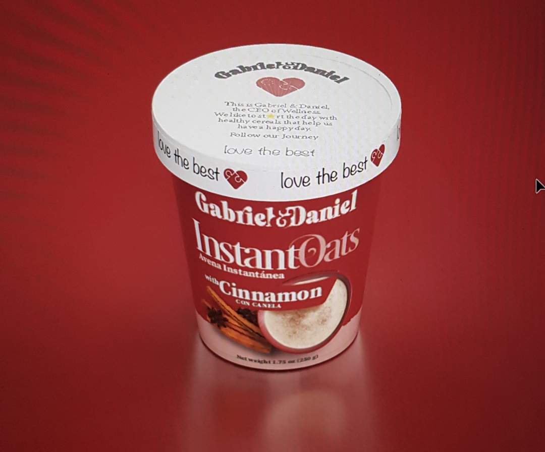 Instant Oatmeal Cup - Cinnamon•Organic