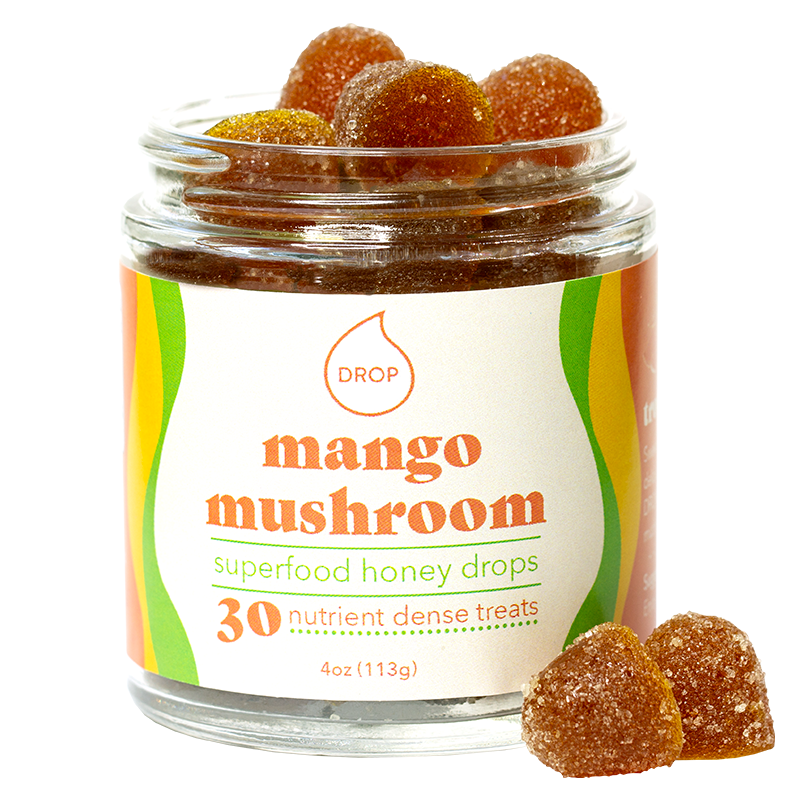 Mango Mushroom Honey Gummy•Immune & Pain Relief