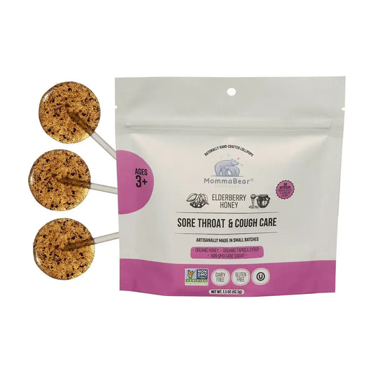 Sore Throat & Cough Aid Lollipops