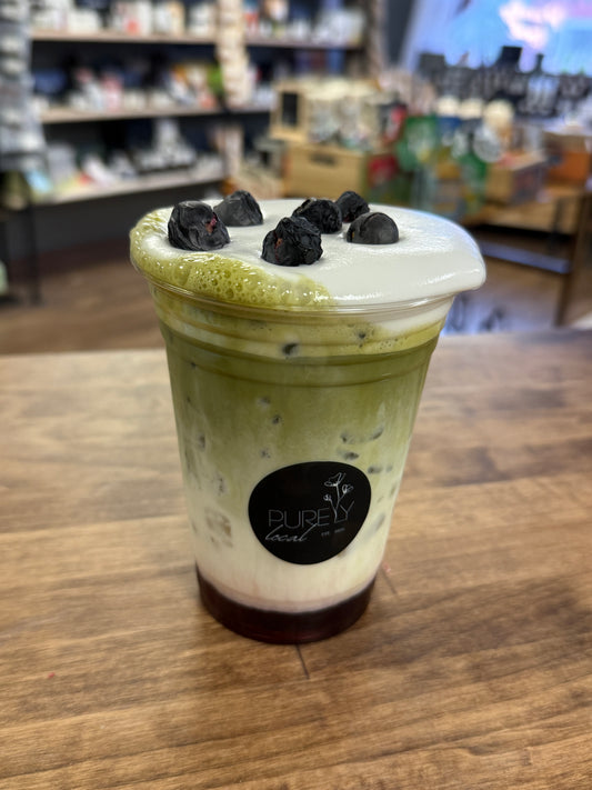 Blueberry Velvet Matcha