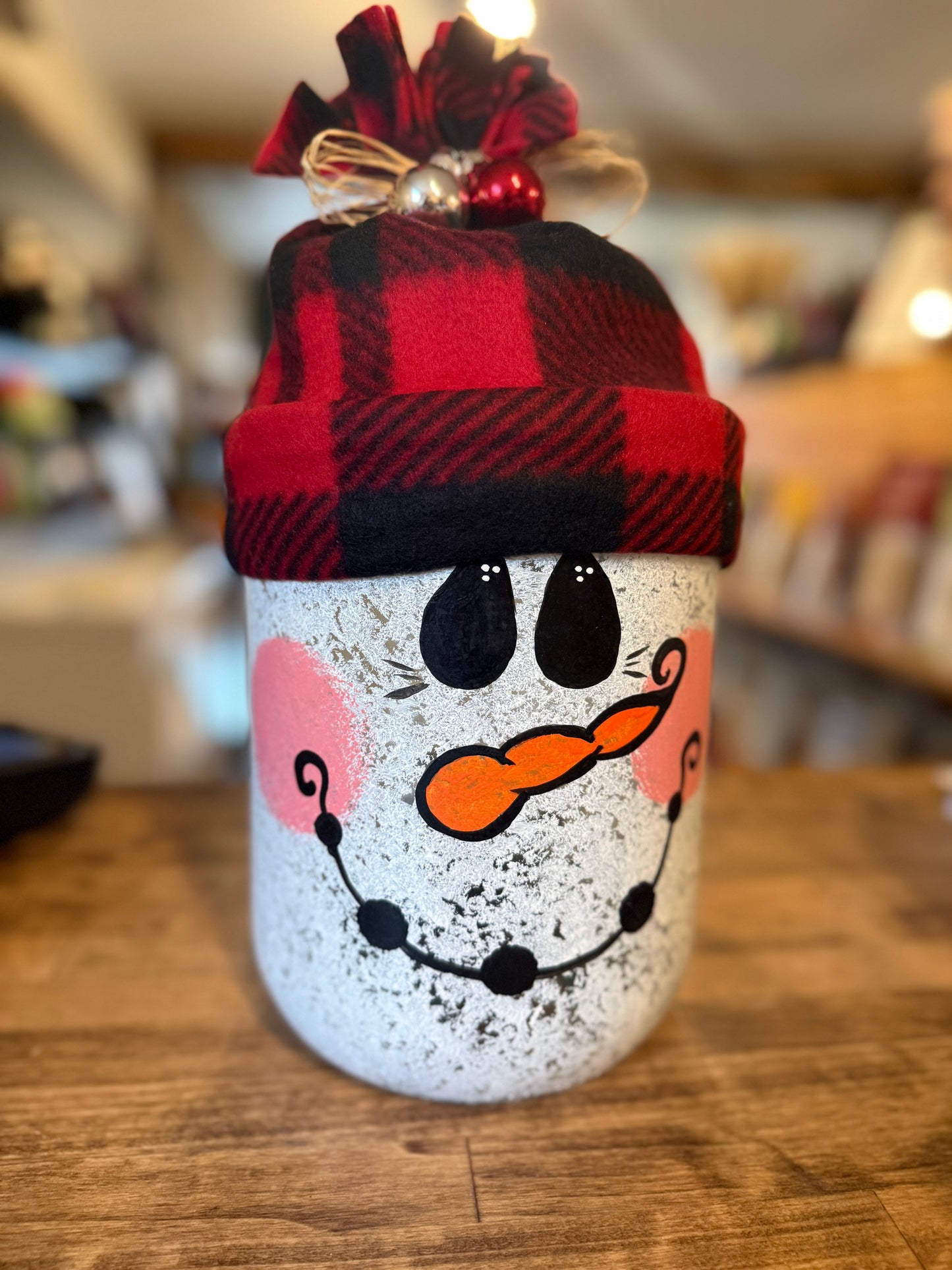 Snowman Jars