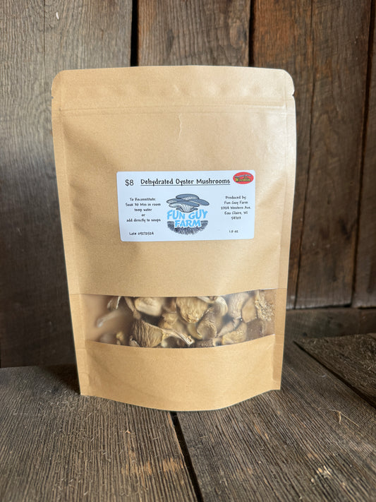 Dehydrated Oyster Mushrooms