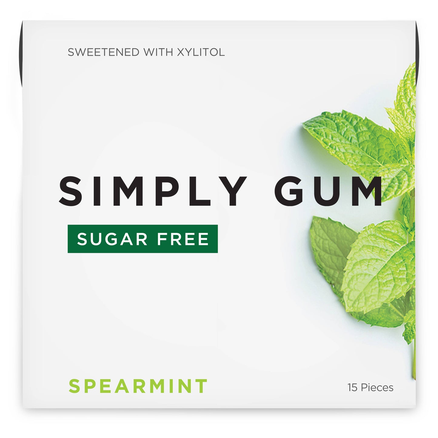 Spearmint Gum - Sugar Free