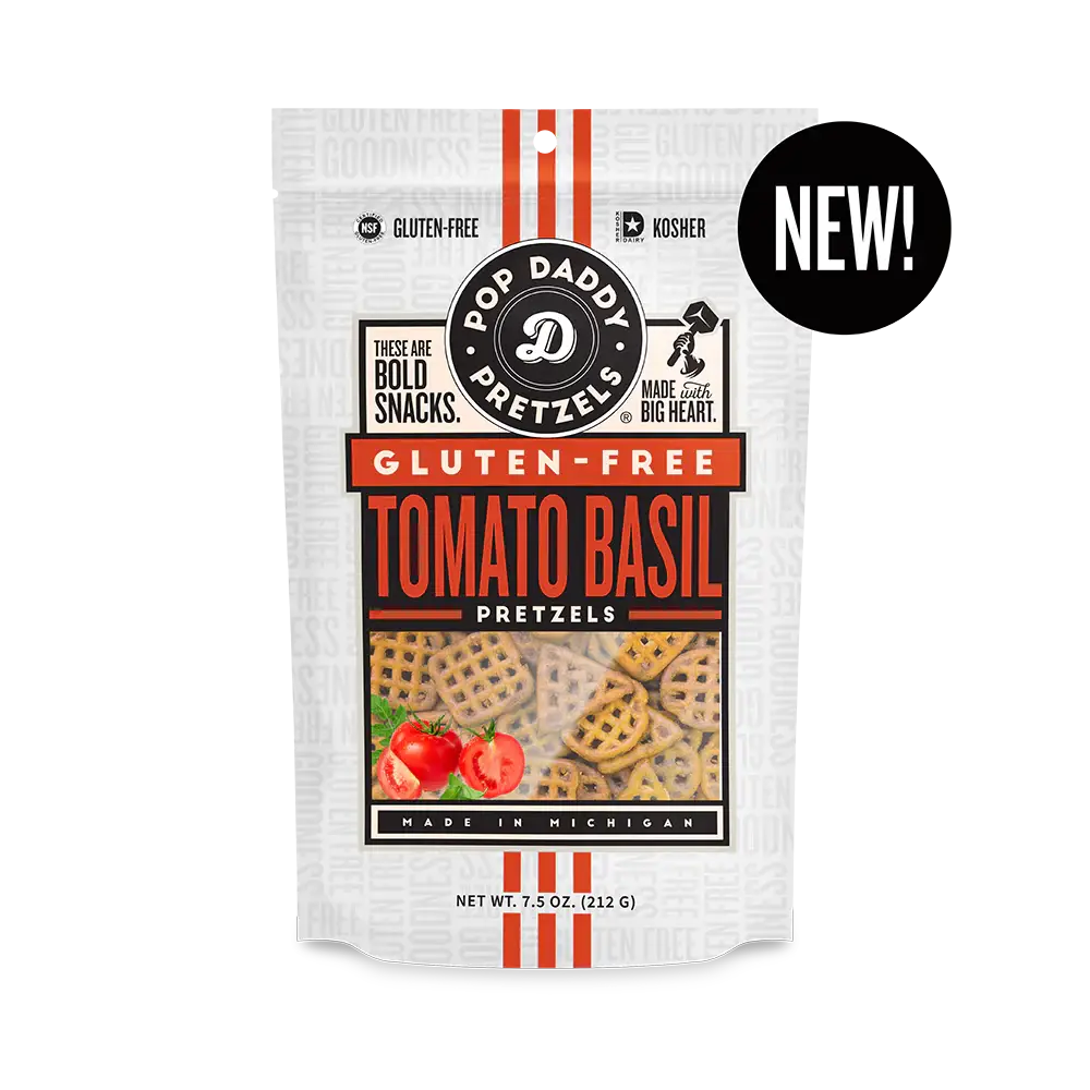 Gluten Free Tomato Basil Pretzels