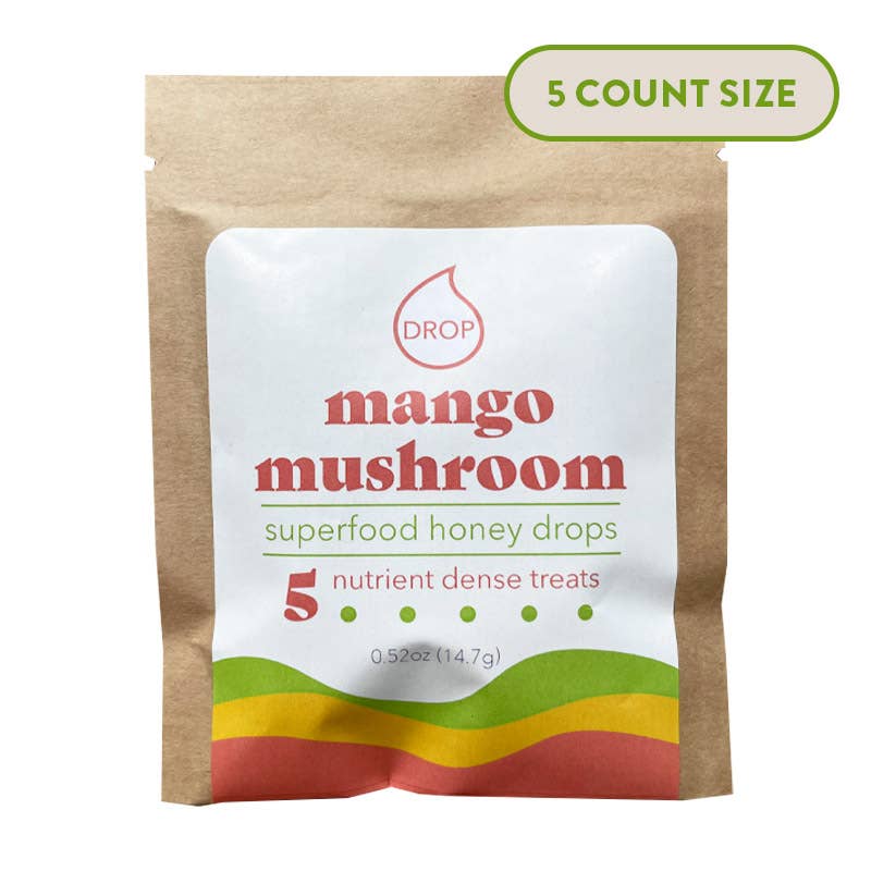 Mango Mushroom Honey Gummy•Immune & Pain Relief