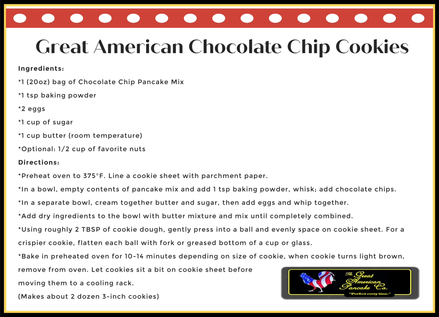 Chocolate Chip Pancake & Waffle Mix