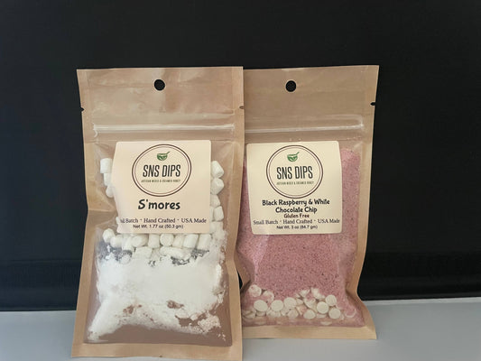 Black Raspberry White Chocolate Chip Dip