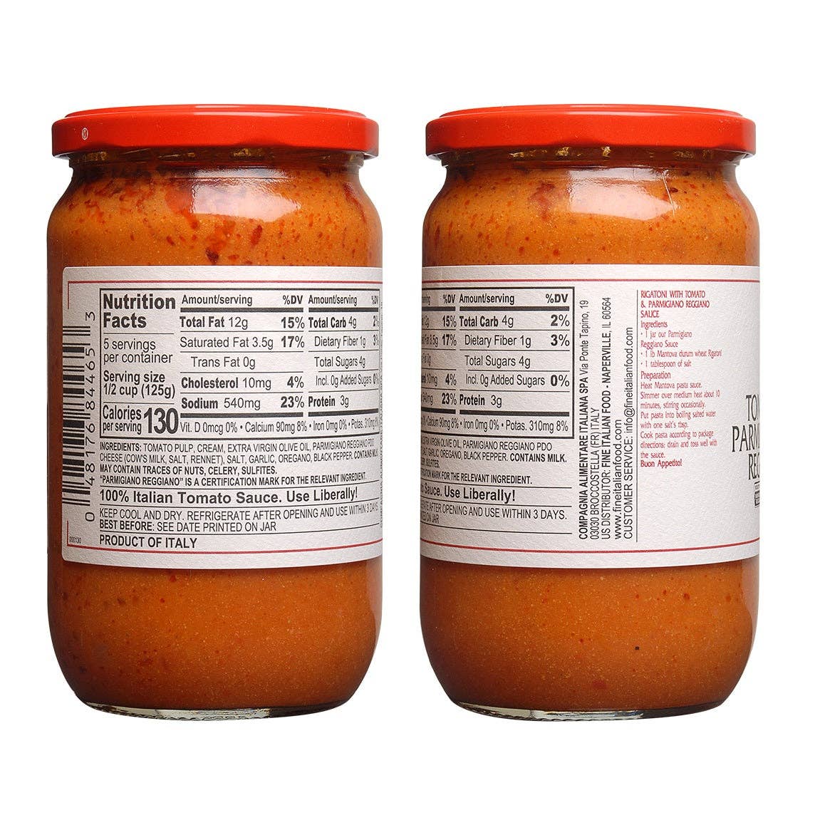 Tomato & Parmigiano Reggiano Spaghetti Sauce